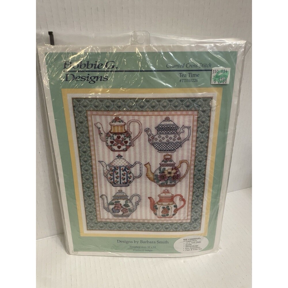 TeaTime TT010226 Counted Cross Stitch Bobbie G Designs Cottage Granny Core